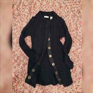 Anthropologie Sleeping on snow wool sweater coat